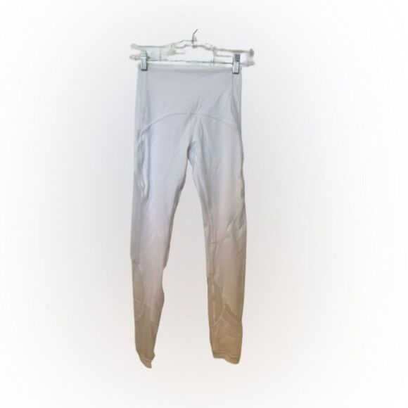 Lululemon Legging Womens sz 4 White Clear The Court Tight Vented High Rise mesh - Picture 1 of 7